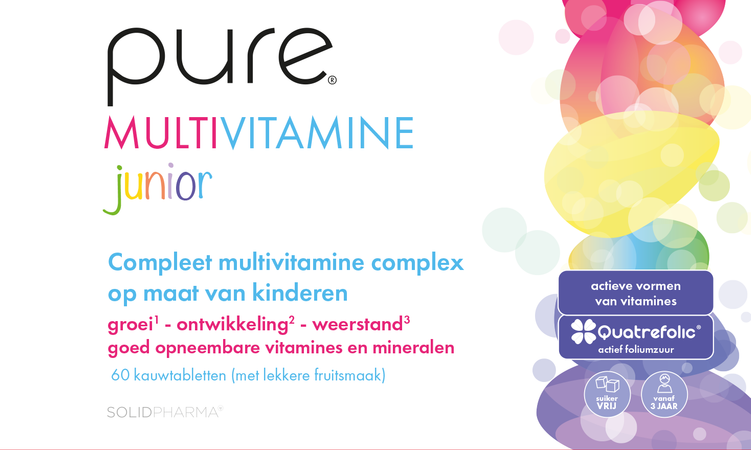 Pure by Solidpharma Pure Multivitamine Junior Comp A Croquer 60