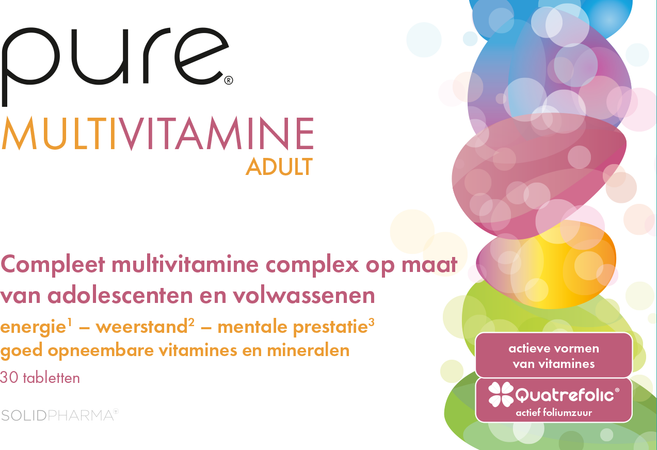 Pure by Solidpharma Pure Multivitamine Adult Comp 30