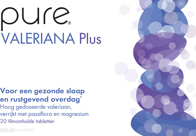 Pure by Solidpharma Pure Valeriana+ Comp Enrobe 20