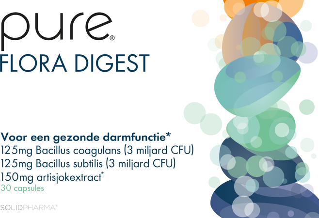 Pure by Solidpharma Pure Flora Digest Caps 30