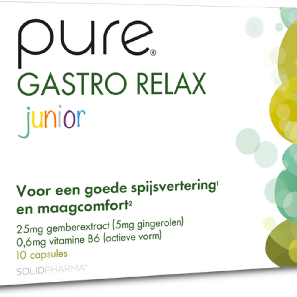 Pure by Solidpharma Pure Gastro Relax Junior Caps 10