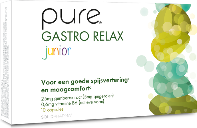 Pure by Solidpharma Pure Gastro Relax Junior Caps 10