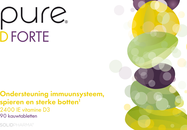 Pure by Solidpharma Pure D Forte Kauwtabletten 90