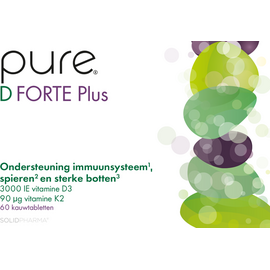 Pure by Solidpharma Pure D Forte Plus Kauwtabl 60