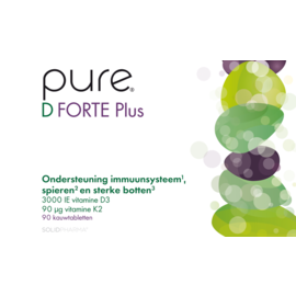 Pure by Solidpharma Pure D Forte+ Kauwtabletten 90