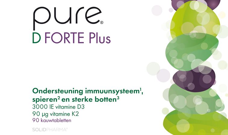 Pure by Solidpharma Pure D Forte+ Comp A Croquer 90