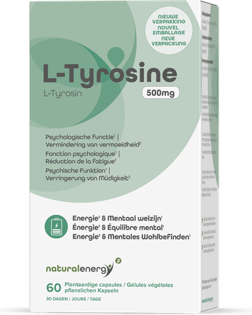 Natural Energy l-tyrosine 500mg Caps 60