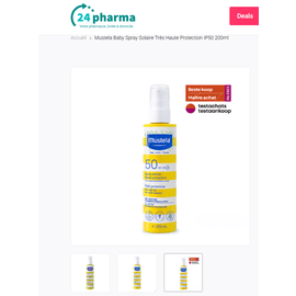 Mustela Mustela Zon Melk Heel Hoge Bescherming Ip50 200ml