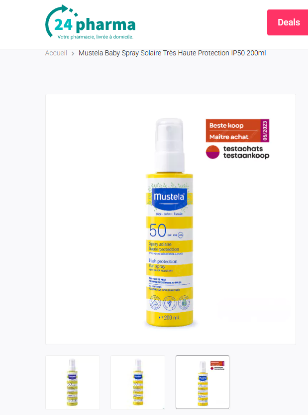 Mustela Mustela Sol Lait Tres Haute Protect. Ip50 200ml