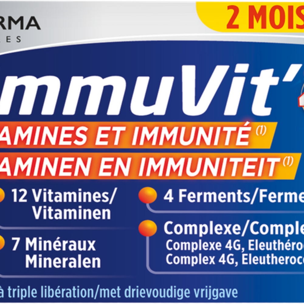 FORTEPHARMA Immuvit 4g 2 Mois Comp 60