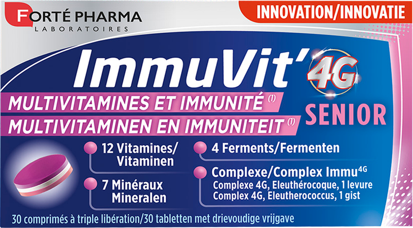 FORTEPHARMA Immuvit 4G Senior Comp 30