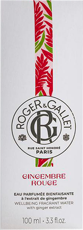 Roger & Gallet Roger&gallet Gingembre Rouge Eau Parfumee 100ml