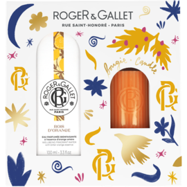 Roger & Gallet Roger&gallet Kerstset Bois Orange 100ml + Kaars