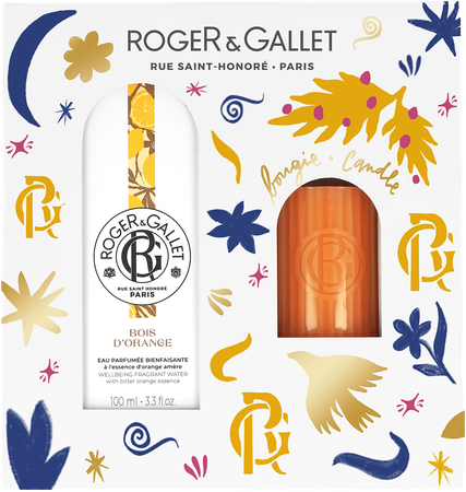 Roger & Gallet Roger&gallet Set Noel Bois Orange 100ml + Bougie