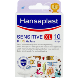 Hansaplast Hansaplast Sensitive Kids Xl 6x7cm Strips 10