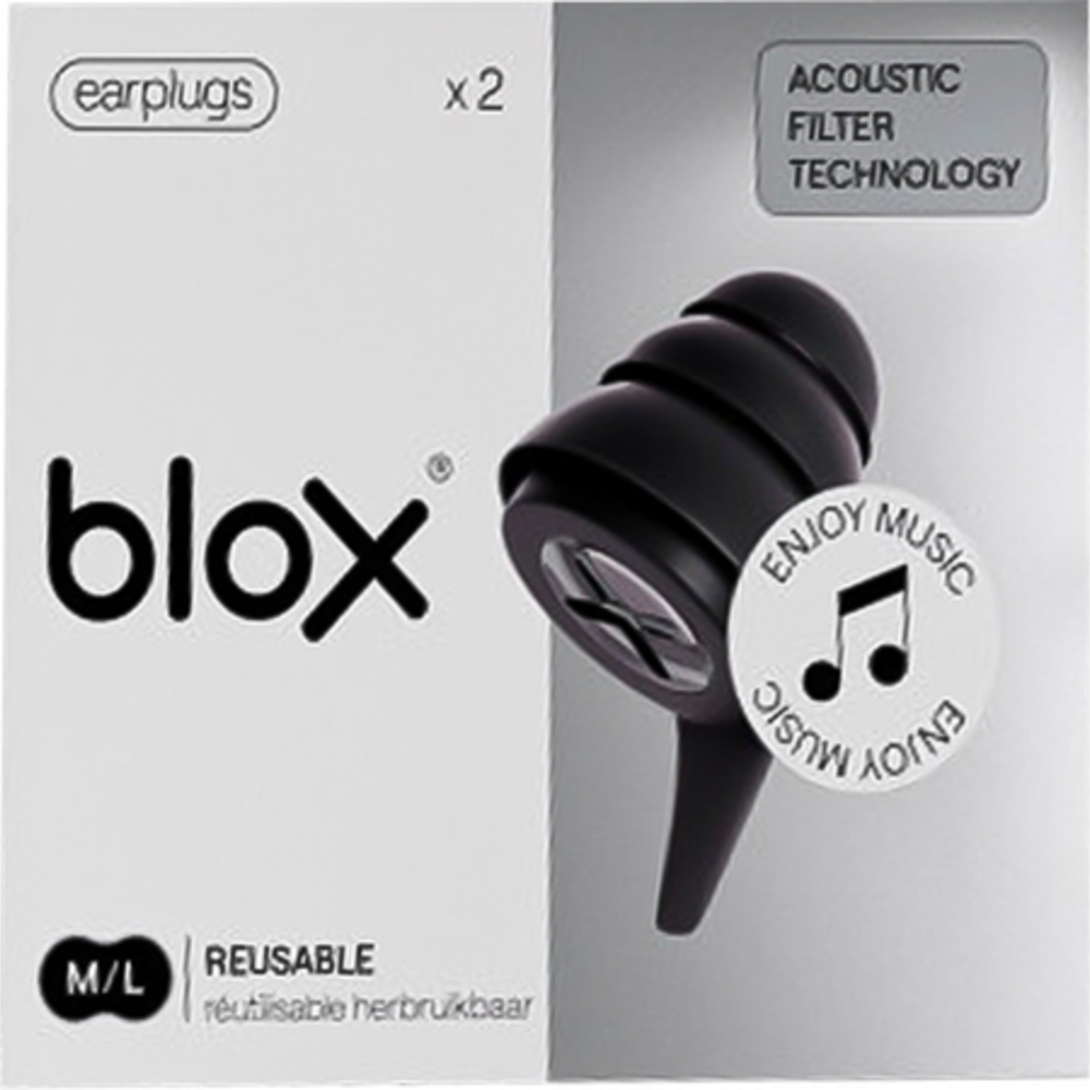 Blox Blox Music Noir Bouchon Oreille 1 Paire