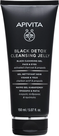 Apivita Apivita Black Cleansing Gel Face & Eyes Tube 150ml