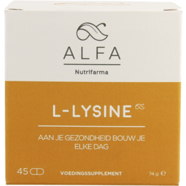 alfa nutrifarma Alfa l-lysine 1000mg Tabl 45
