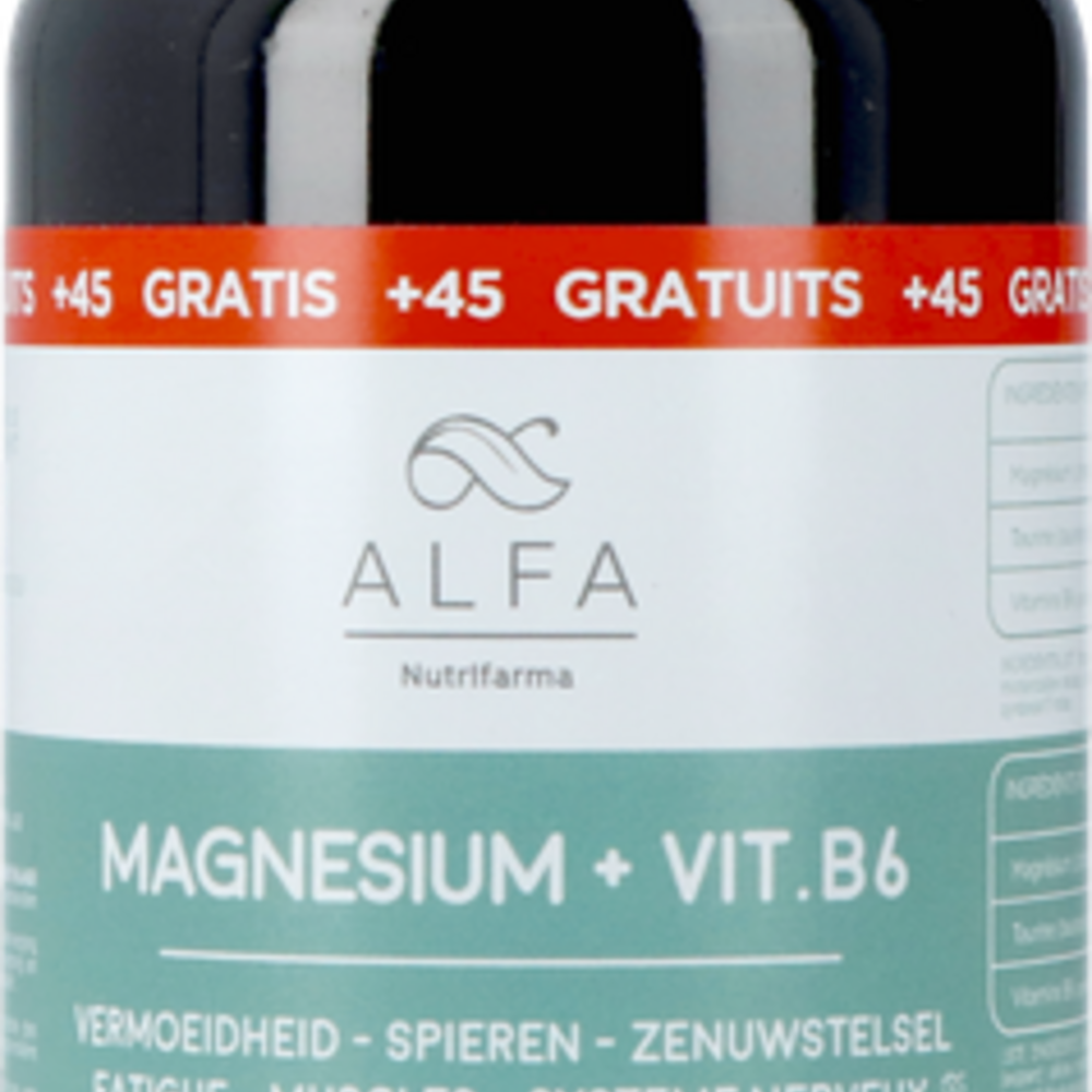 alfa nutrifarma Alfa Magnesium + Vit B6 V-caps 180