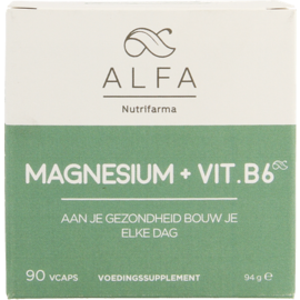 alfa nutrifarma Alfa Magnesium + Vit B6 V-caps 90
