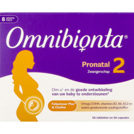 Omnibionta Pronatal 2 Zwanger 8wek Tabl 56+caps 56