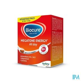 Biocure Megatone Energy La Advantage Pack Tabl 90