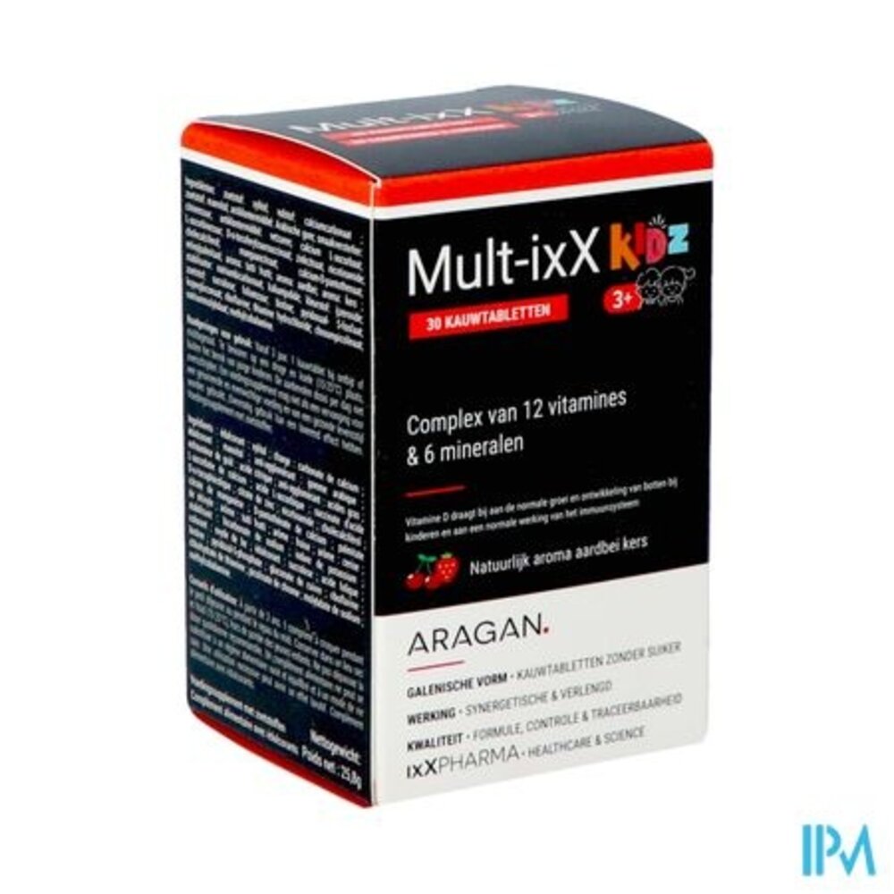 IXXPHARMA Mult-ixx Kidz Kauwtabl 30