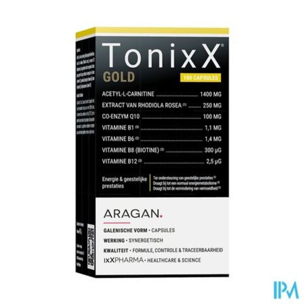 IXXPHARMA Tonixx Gold Caps 180