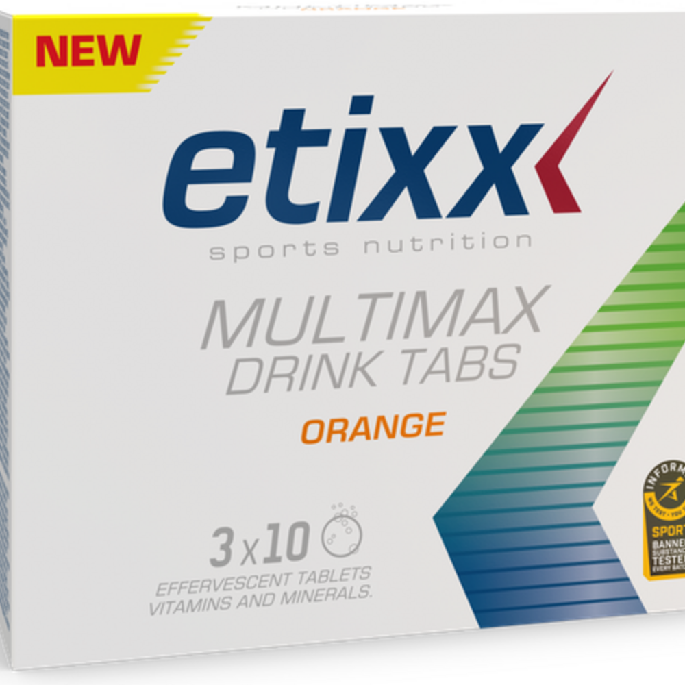 ETIXX Etixx Multimax Drink Orange Tube Comp 3x10