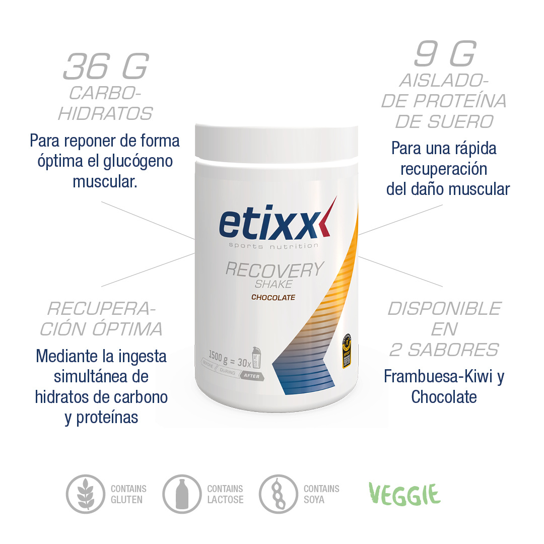ETIXX Etixx Recovery Shake Chocolate 1500g
