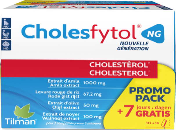 TILMAN Cholesfytol Ng Tabl 112 + 14 Tabl Promo Pack