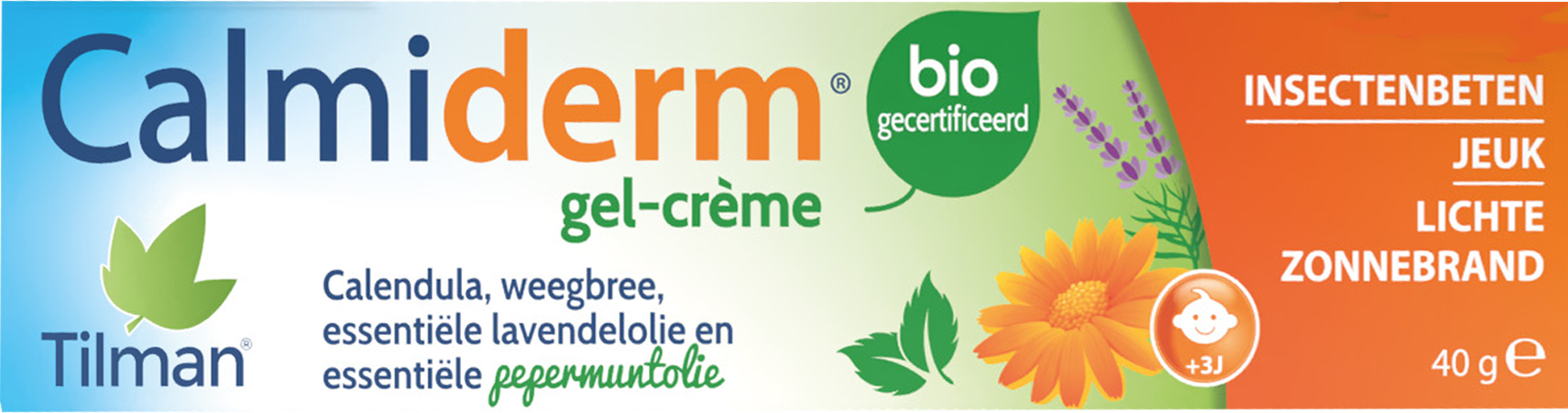 TILMAN Calmiderm Gel-creme Bio Gecertificeerd Tube 40g