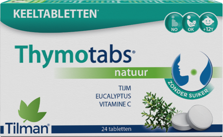 TILMAN Thymo Tabs Natuur Zuigtabl 24