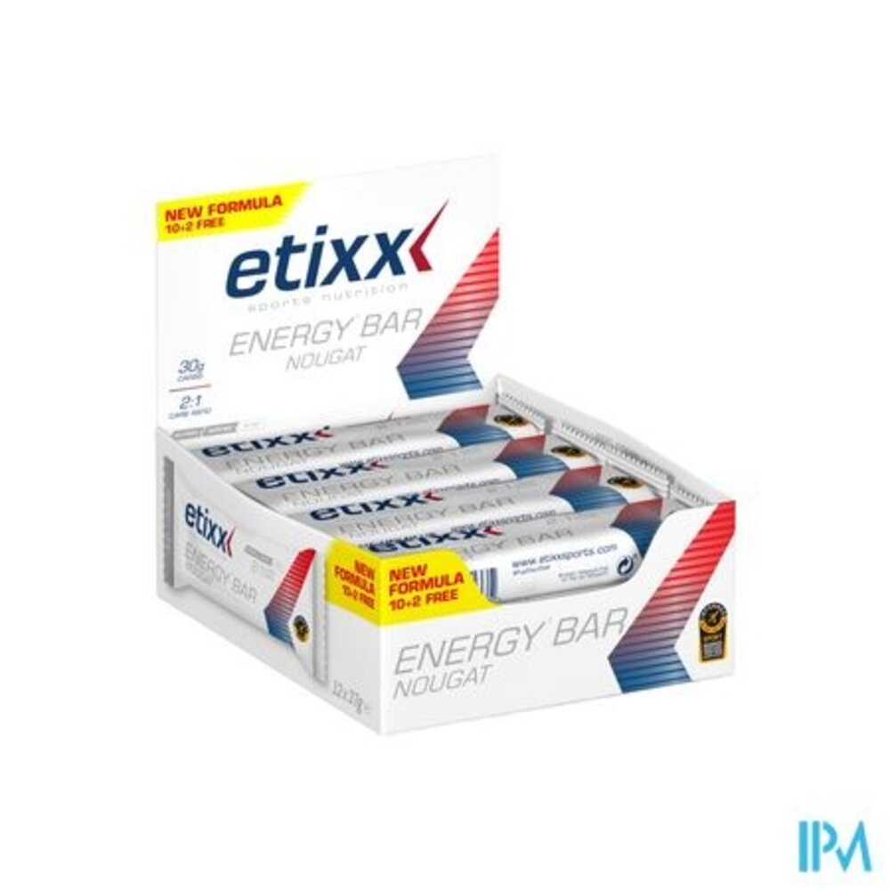 ETIXX Etixx Energy Bar Nougat 12x37g