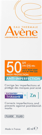 AVENE Avene Sol Spf50 A/imperfection Fluide 40ml