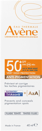 AVENE Avene Sol Spf50+ A/pigment Fluide 40ml