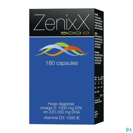 IXXPHARMA Zenixx 500 D Caps 180