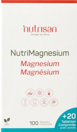 NUTRISAN Nutrimagnesium Tabl 100 + Tabl 20 Gratis Nutrisan