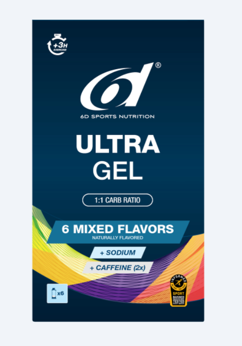 6d sport 6D Ultra Gel - Mixed Flavors 6x45ml