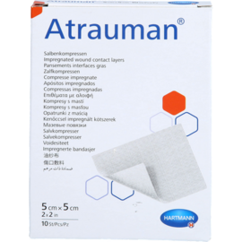 Atrauman 5x5cm St. 10 P/s