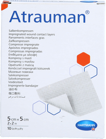 Atrauman 5x5cm St. 10 P/s