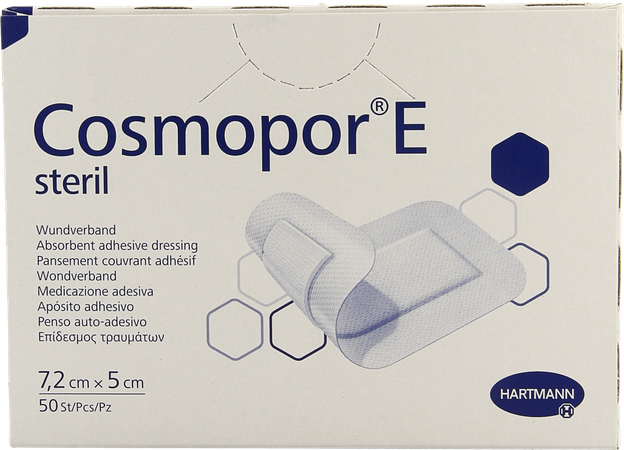 Cosmopor Cosmopor E Latexfree 7,2x5cm 50 P/s