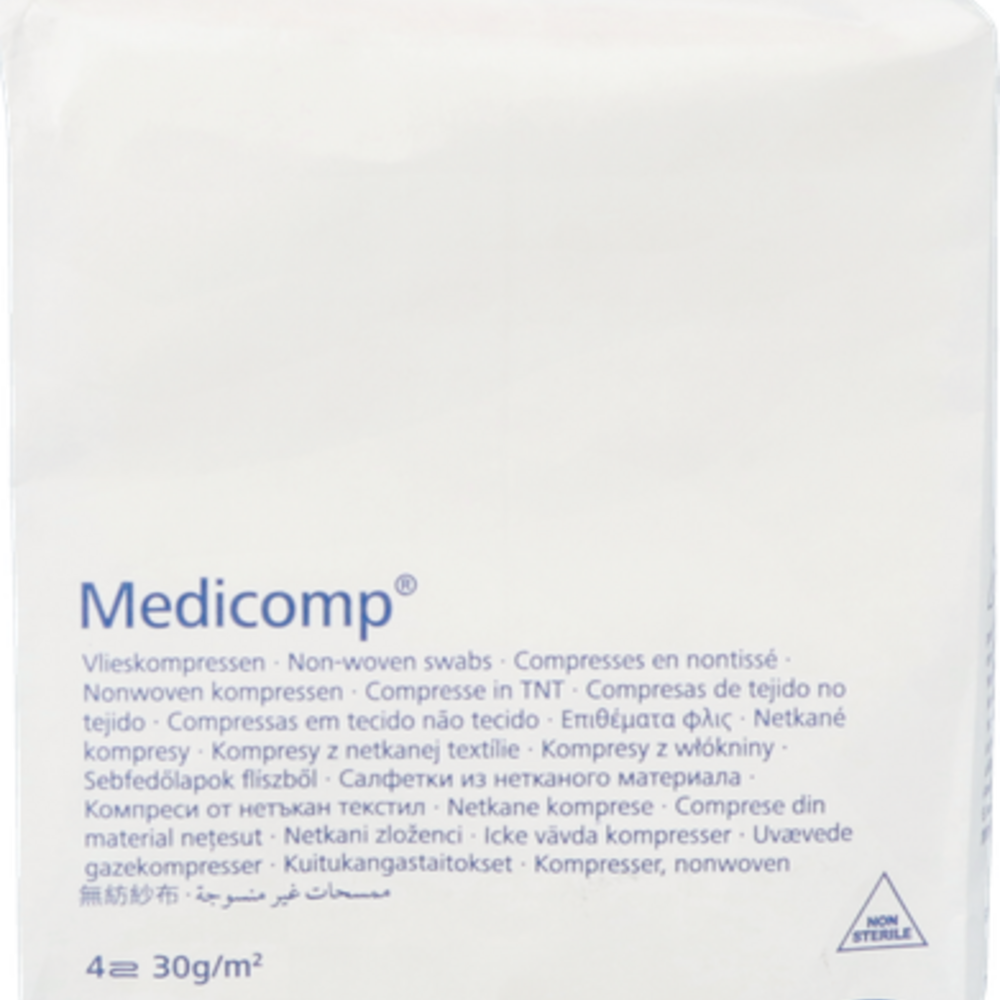 Medicomp 10x10cm 4l. Nst. 100 P/s