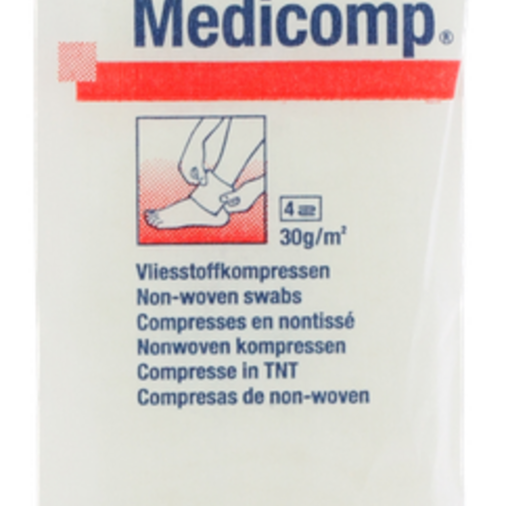 Medicomp 5x5cm 4pl. Nst. 100 P/s