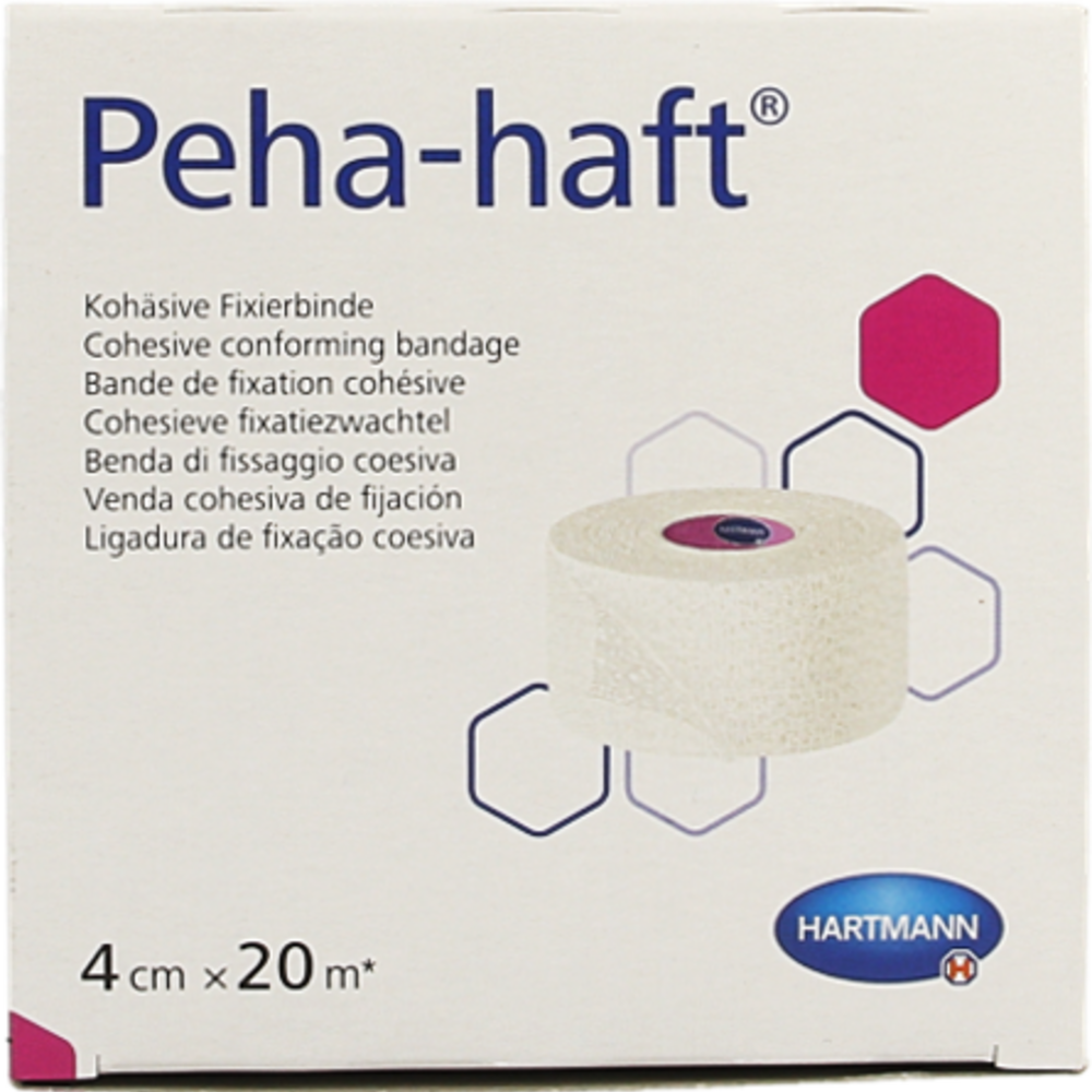 Peha-haft Latexfree 4cmx20m 1 P/s