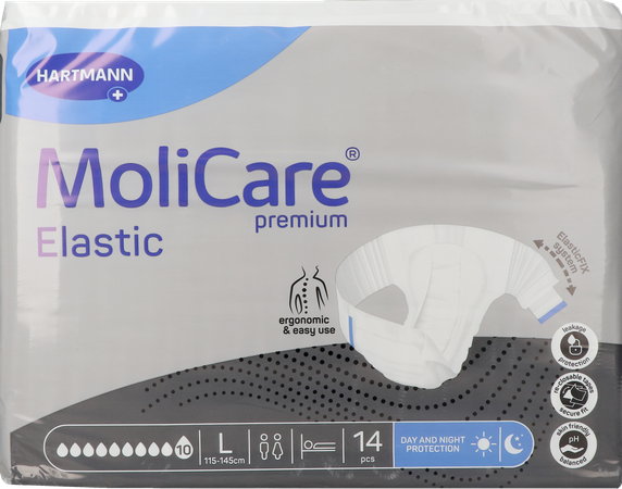 Molicare Pr Elastic 10drops l 14 P/s