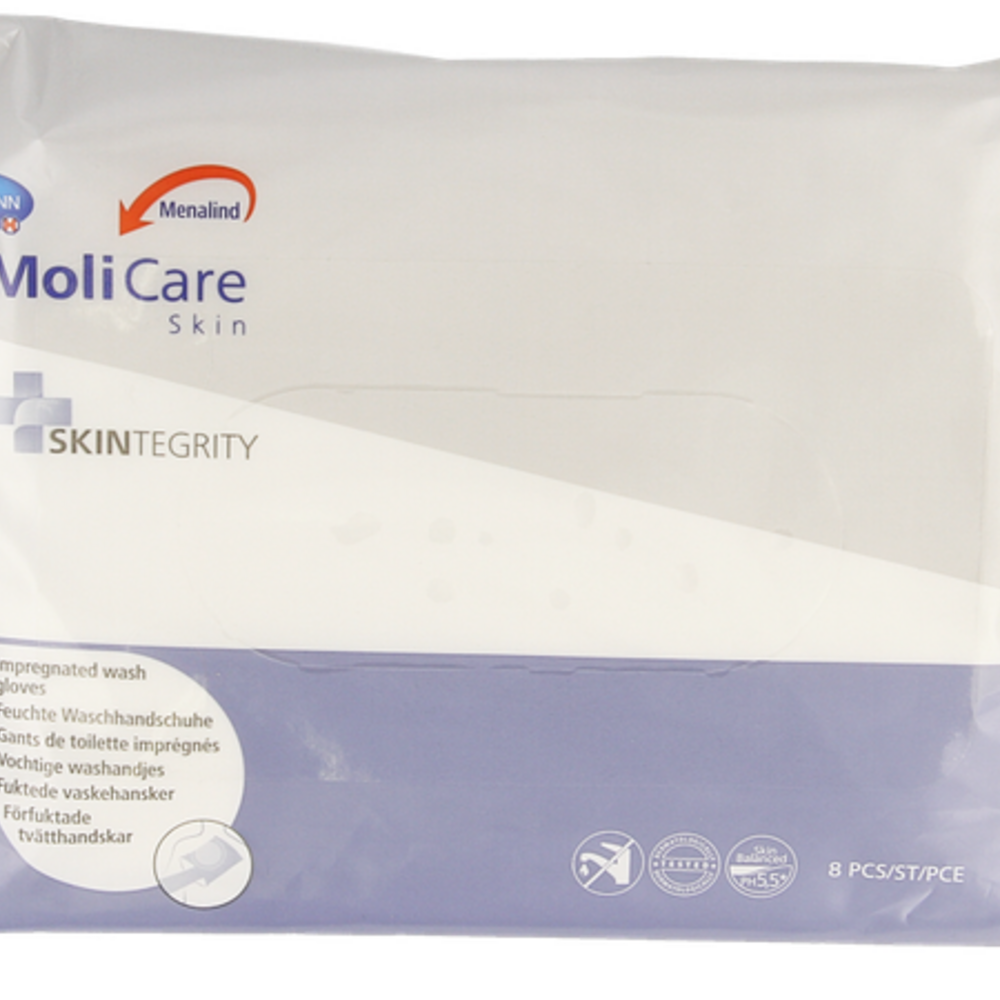Molicare Skin Washandjes 8 P/s