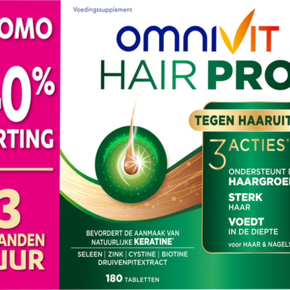 Omnivit Hair Pro Comp 180 Promo -40%