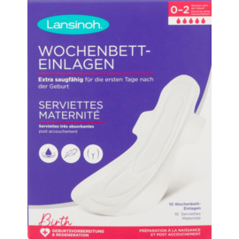 LANSINOH Lansinoh Serviettes Post Accouchement 0 A 2 Sem.10