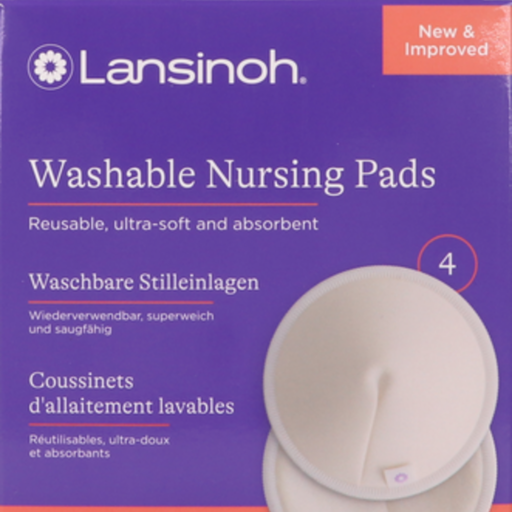 LANSINOH LANSINOH BORSTCOMPRESSEN WASBAAR 4 ST NF